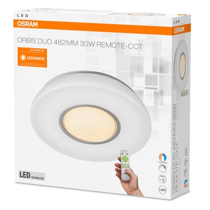 Osram - LED Stropna svetilka ORBIS 2xLED/30W/230V+daljinsko upravljanje