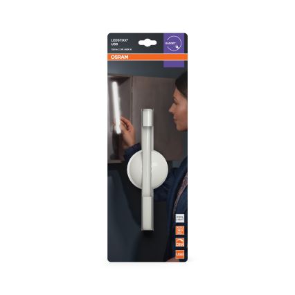 Osram - LED zatemnjiva polnilna orientacijska svetilka LEDSTIXX LED/2W/5V CRI 90 bela