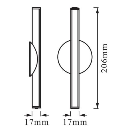 Osram - polnilna LED orientacijska svetilka z nastavljivo svetlostjo LEDSTIXX LED/2W/5V CRI 90 IP44 bela