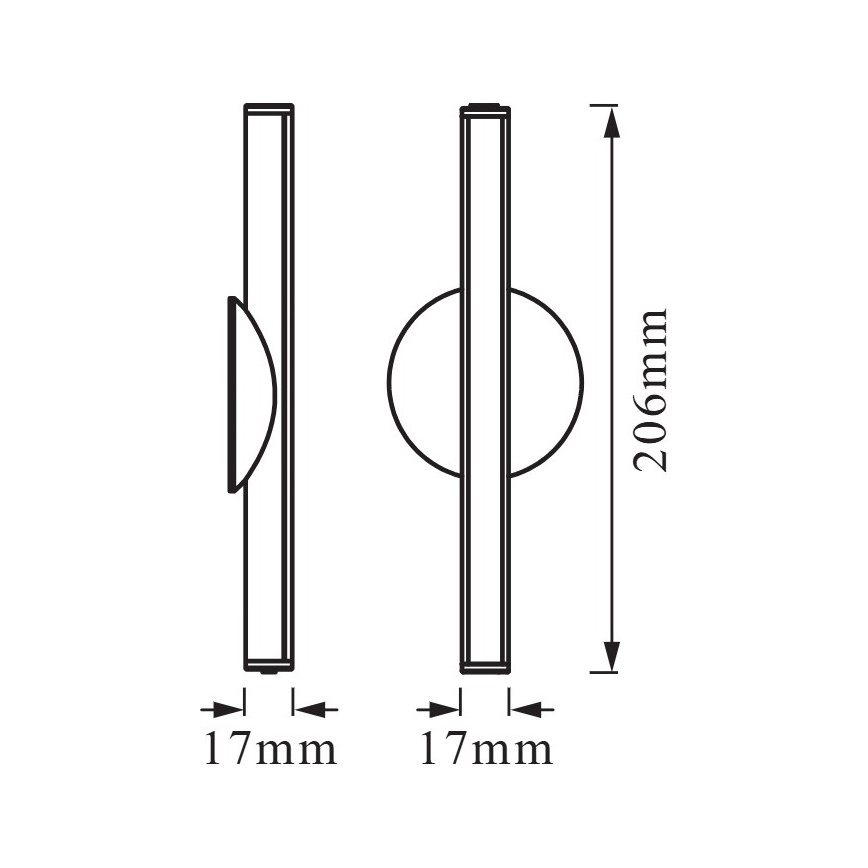 Osram - polnilna LED orientacijska svetilka z nastavljivo svetlostjo LEDSTIXX LED/2W/5V CRI 90 IP44 bela