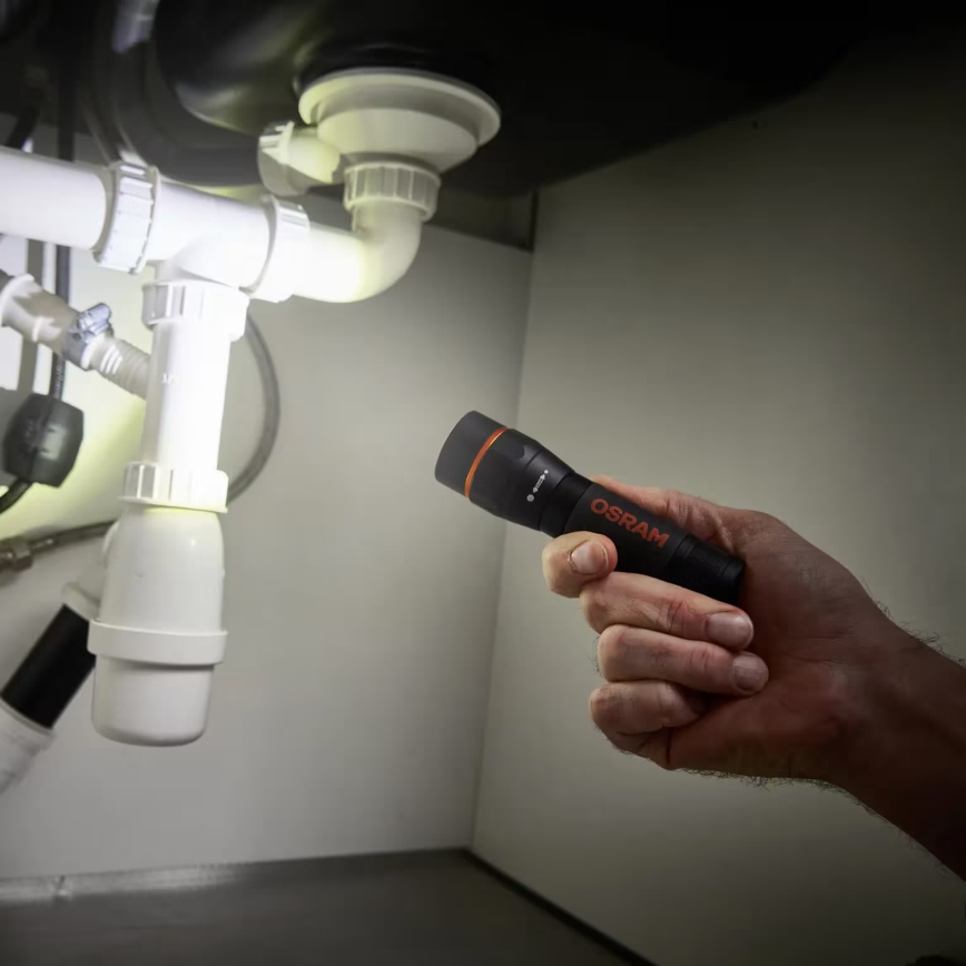 Osram - zatemnjevalna ročna svetilka LEDINSPECT TORCH 450 ESSENTIAL LED/6W/3xAAA IP44