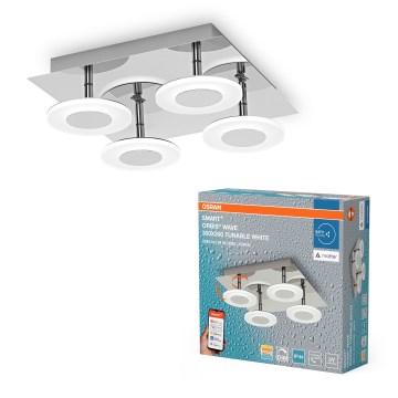 Osram - LED zatemnjevalna stropna svetilka za kopalnico SMART+ WAVE LED/24W/230V 3000-6500K IP44 Wi-Fi