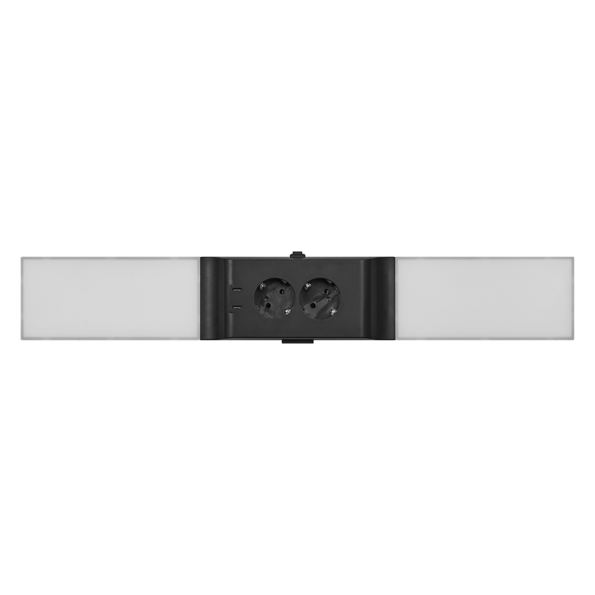 Osram - LED zatemnljivo svetilo za pod omaro z vtičnicami UNDERCABINET LED/10W/230V 3000K 54,8 cm črna