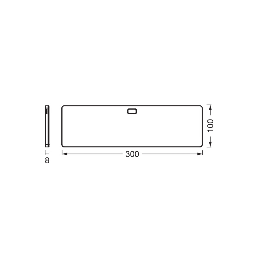 Osram - LED svetilo za pod omaro z zatemnitveno funkcijo in senzorjem gibanja UNDERCABINET LED/5W/230V 3000/4000/6500K 10x30 cm bela