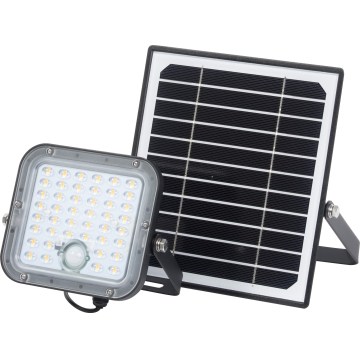 Osram - LED zatemnjevalni solarni reflektor s senzorjem ENDURA LED/10W/4,2V 4000K IP65 črna + daljinski upravljalnik