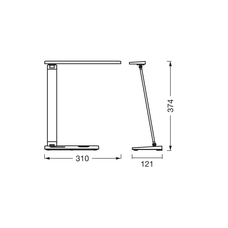 Osram - LED namizna svetilka z nastavljivo svetlostjo OFFICE LINE LED/7W/230V 3000/4000/6500K bela