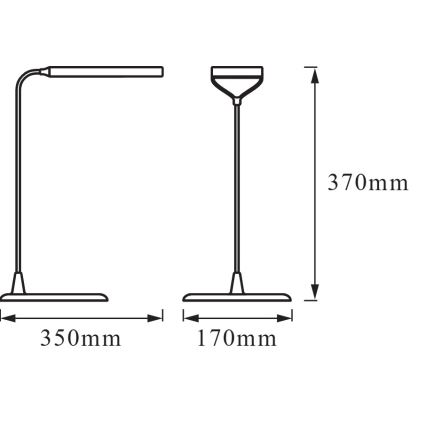 Osram - LED zatemnjiva namizna svetilka PANAN LED/5W/5V