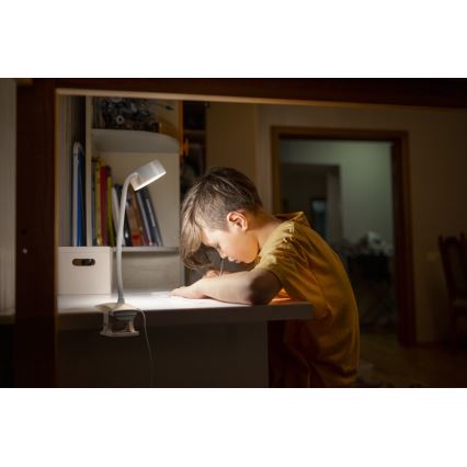 Osram - Zatemnjevalna namizna LED-svetilka s sponko OFFICE LINE LED/4,8W/230V 3000/4000/6500K bela