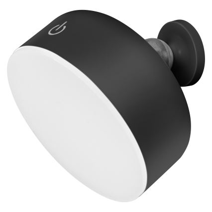 Osram - LED zatemnjiva polnilna namizna svetilka 3 v 1 DECOR HELPER LED/1,8W/5V črna