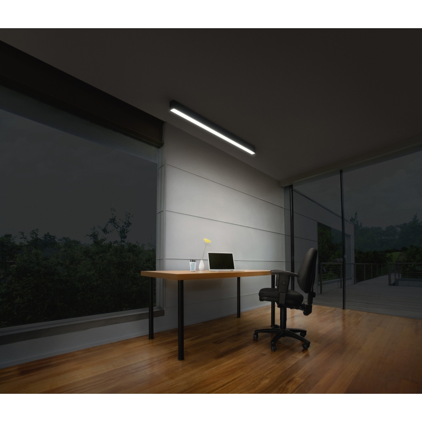 Osram - LED zatemnljivo stropno svetilo OFFICE LINE LED/11/20/30W/230V 4000K 112,6 cm črna