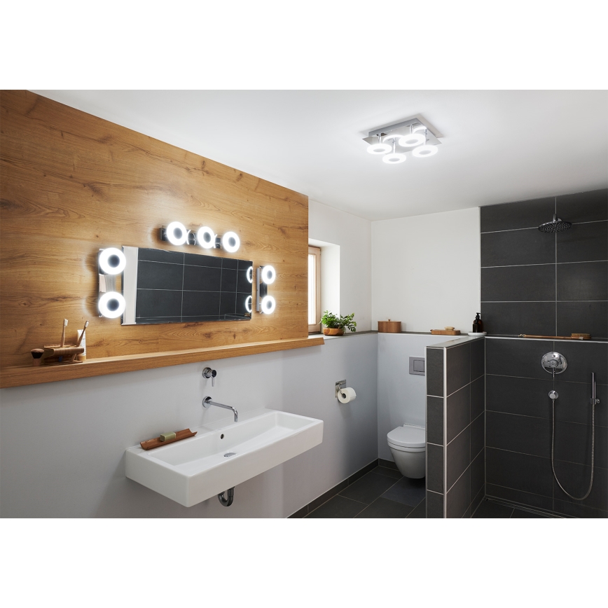 Osram - LED zatemnjevalna stropna svetilka za kopalnico SMART+ WAVE LED/24W/230V 3000-6500K IP44 Wi-Fi
