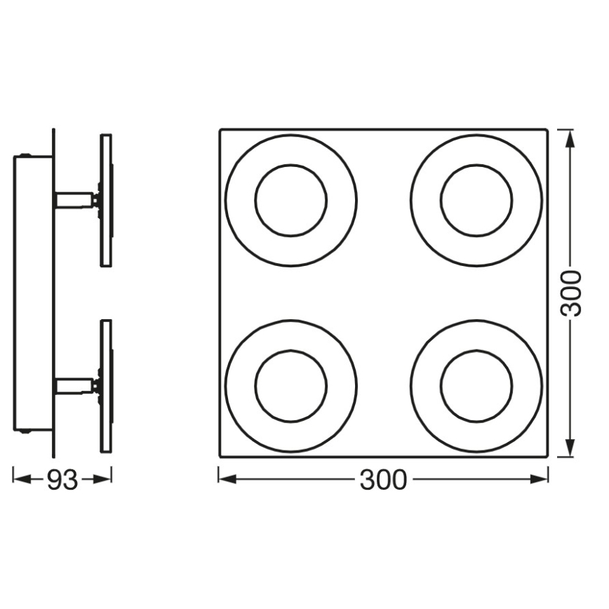 Osram - LED zatemnjevalna stropna svetilka za kopalnico SMART+ WAVE LED/24W/230V 3000-6500K IP44 Wi-Fi