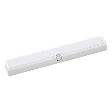 Osram - LED zatemnjiva svetilka za pod omaro z senzorjema gibanja in mraka LINEAR LED/3,8W/5V 3000K 30 cm bela