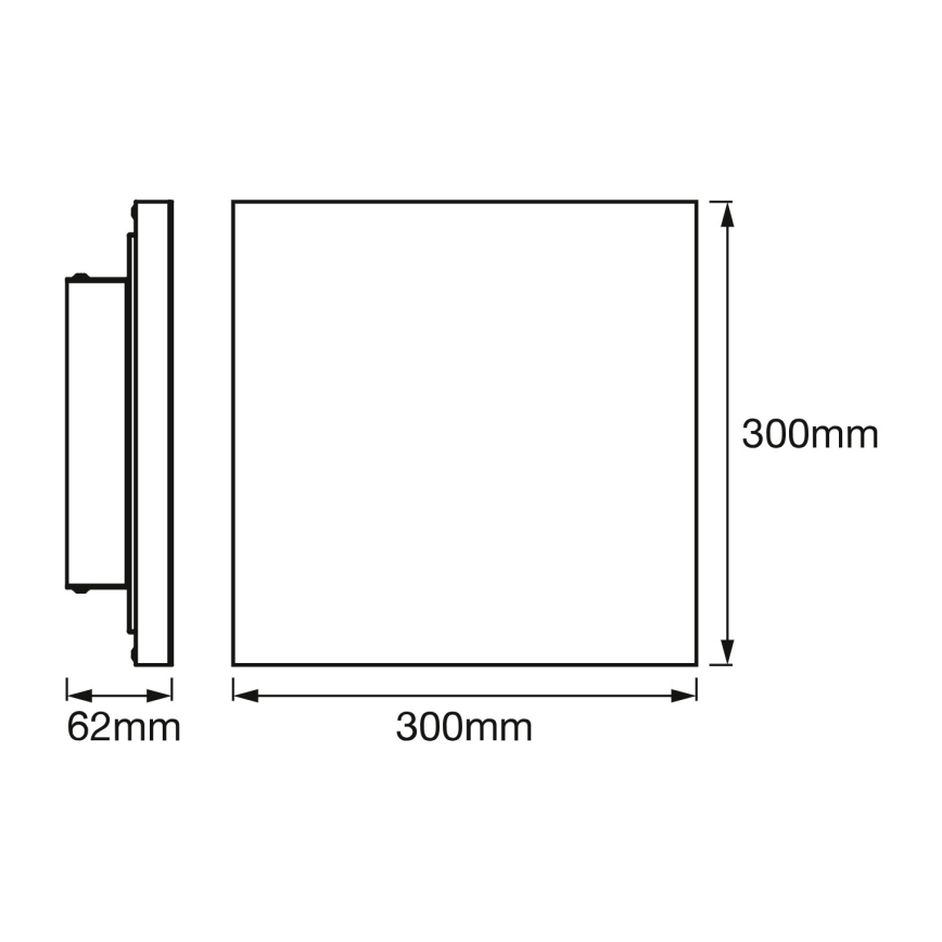 Osram - LED zatemnljivo stropno svetilo SMART+ FRAMELESS LED/20W/230V 3000-6500K 30x30 cm Wi-Fi