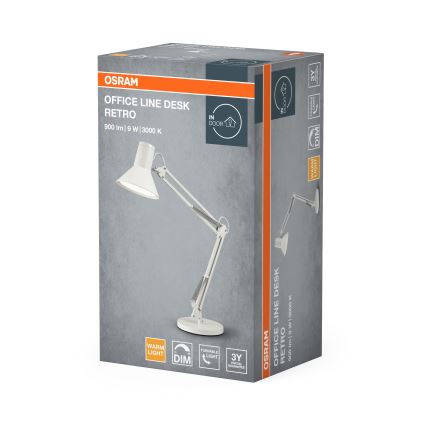 Osram - LED zatemnljiva namizna svetilka OFFICE LINE LED/9W/230V 3000K bela