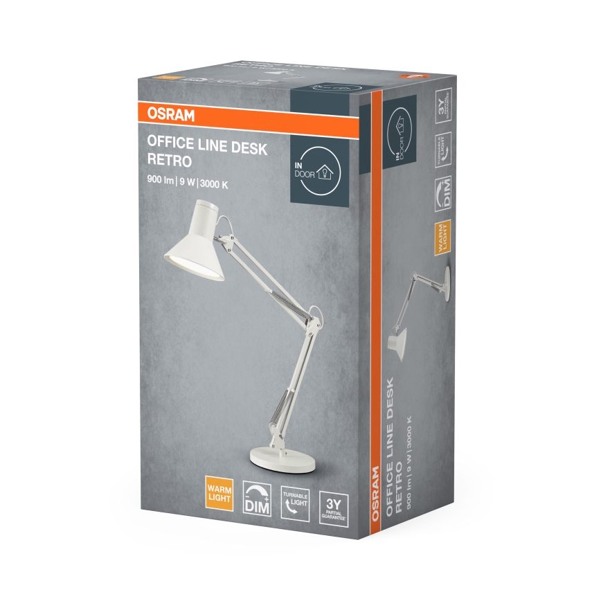 Osram - LED zatemnljiva namizna svetilka OFFICE LINE LED/9W/230V 3000K bela