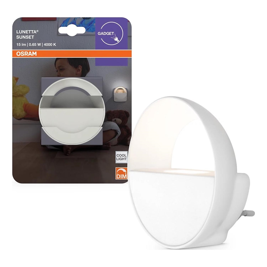 Osram - LED zatemnljiva nočna lučka LUNETTA LED/0,65W/230V