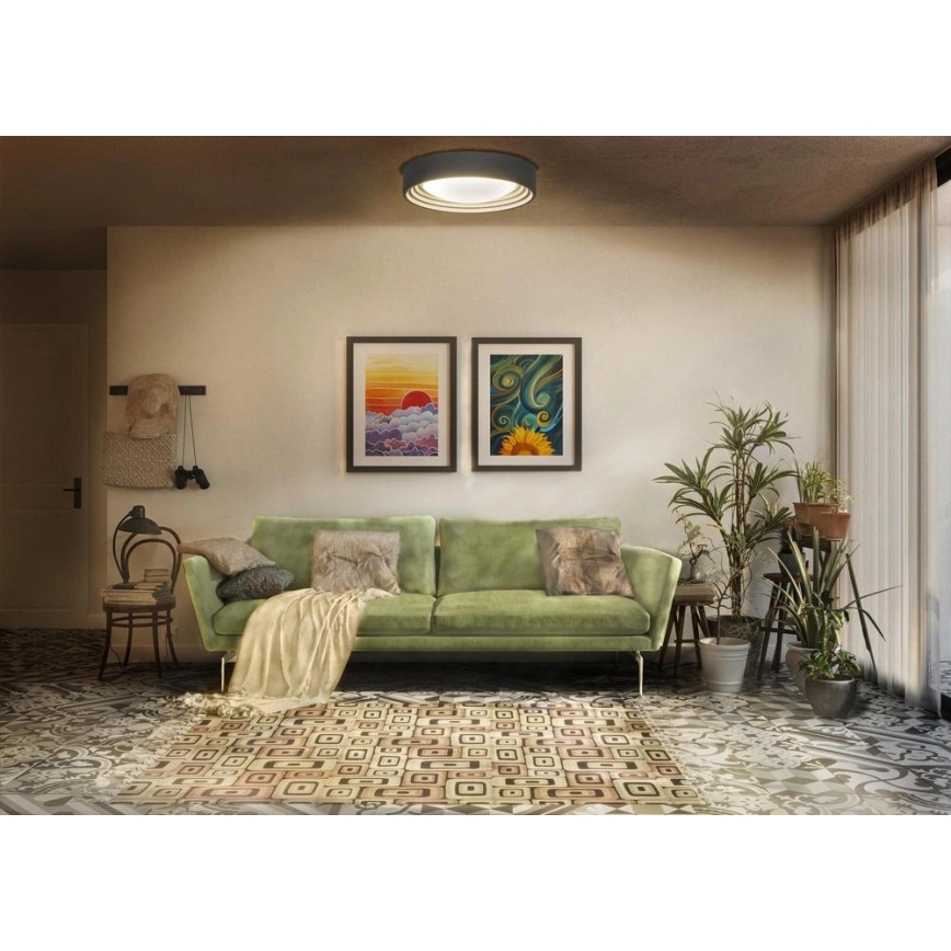 Osram - zatemnljiva LED stropna svetilka ORBIS CONCRETE LED/18W/230V premer 40 cm siva/beton