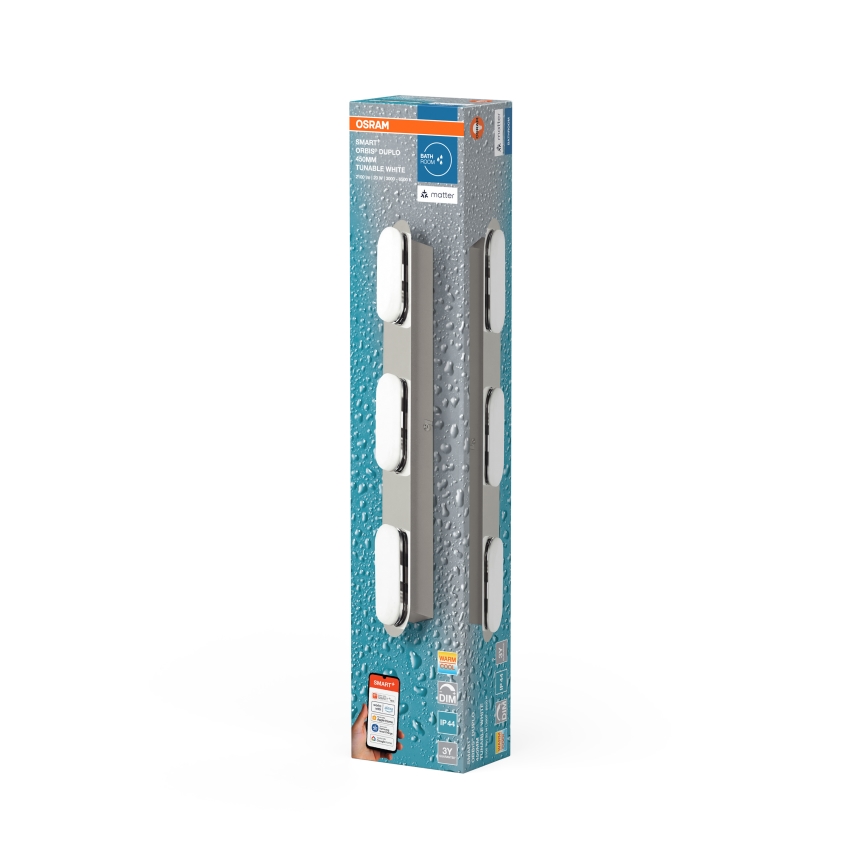 Osram - LED kopalniško stensko svetilo SMART+ DUPLO LED/20W/230V 3000-6500K IP44 Wi-Fi z možnostjo zatemnitve