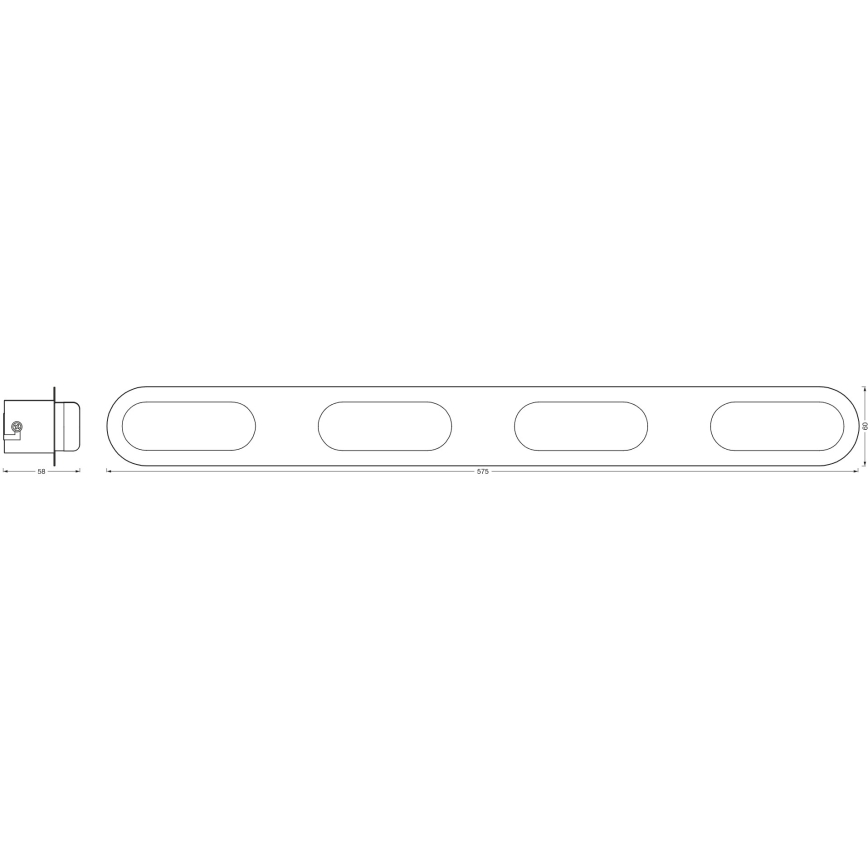 Osram - zatemnjivo LED kopalniško stensko svetilo SMART+ DUPLO LED/24W/230V 3000-6500K IP44 Wi-Fi