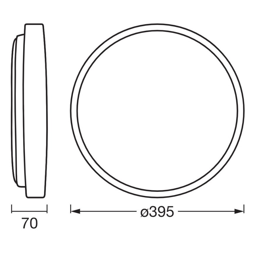 Osram - zatemnljivo LED stropno svetilo ORBIS ALISON LED/24W/230V, premer 39,5 cm, bež