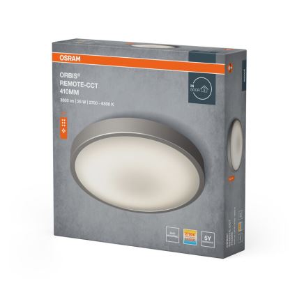 Osram - LED zatemnljivo stropno svetilo ORBIS LED/25W/230V 2700–6500 K, premer 41 cm + z daljinskim upravljalnikom