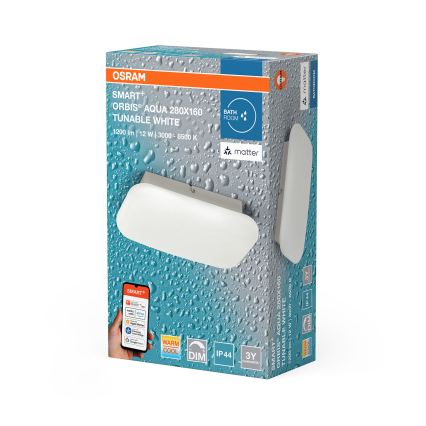 Osram - LED zatemnljivo stropno svetilo za kopalnico SMART+ AQUA LED/12W/230V 3000-6500K IP44 Wi-Fi