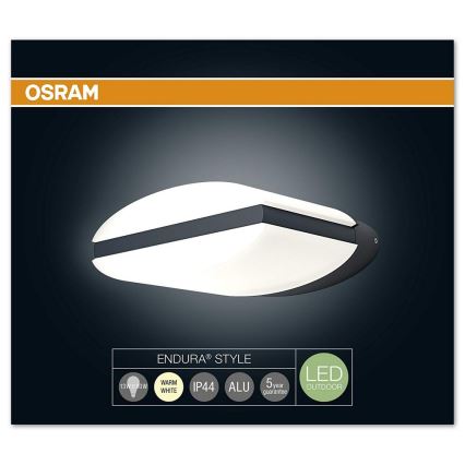 Osram - LED Zunanja stenska svetilka ENDURA LED/13W/230V IP44 črna IP44