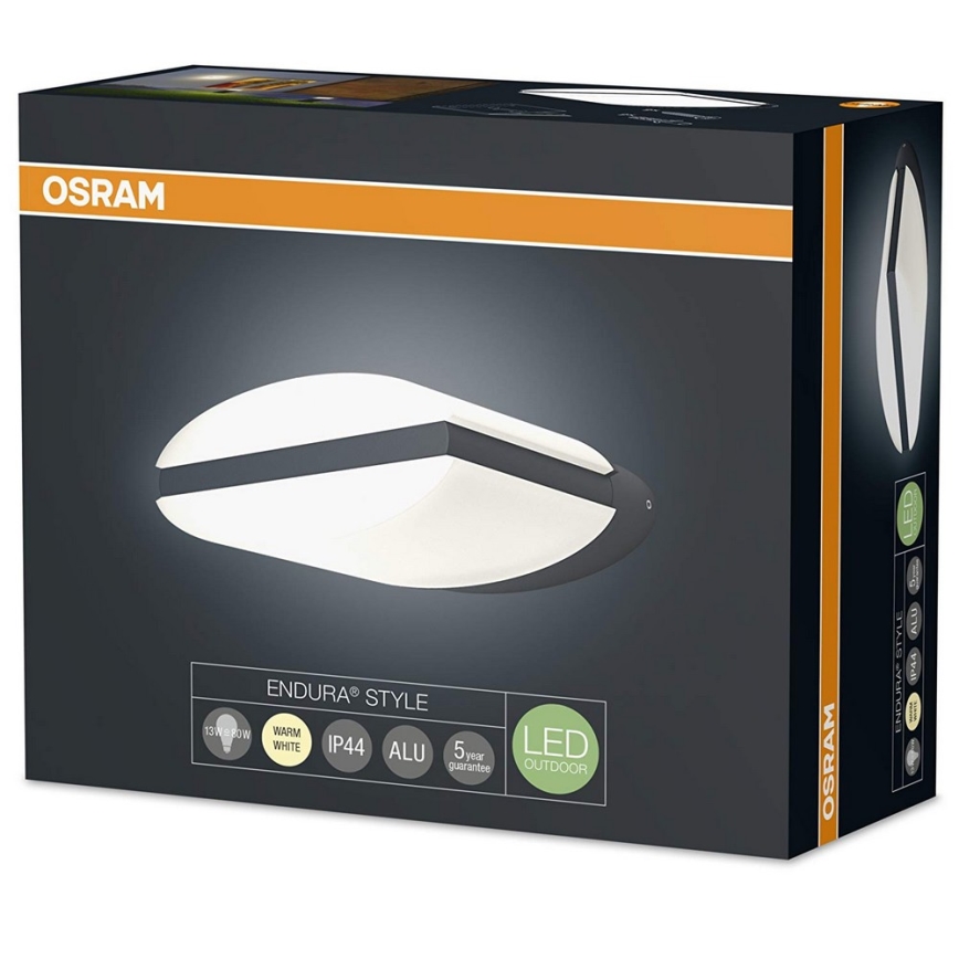 Osram - LED Zunanja stenska svetilka ENDURA LED/13W/230V IP44 črna IP44