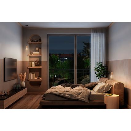 Osram - Leseni napajalni kabel PENDULUM CYLINDER 1xE27/15W/230V