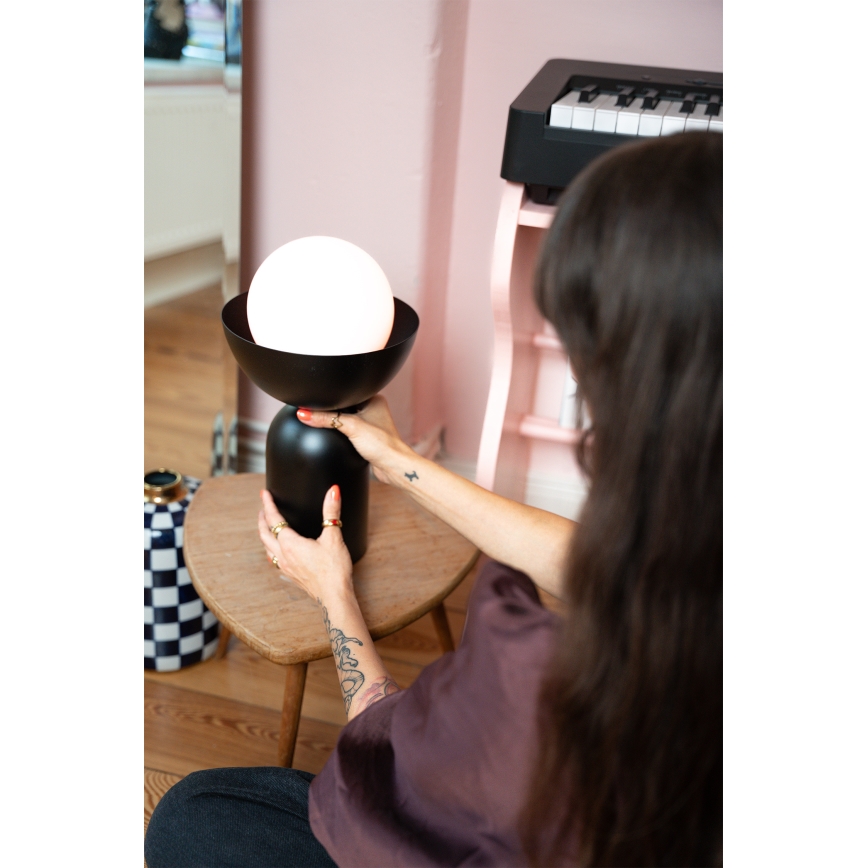 Osram - Namizna svetilka DECOR BOWL 1xE14/25W/230V črna