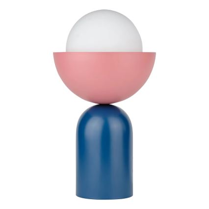 Osram - Namizna svetilka DECOR BOWL 1xE14/25W/230V modra/rožnata