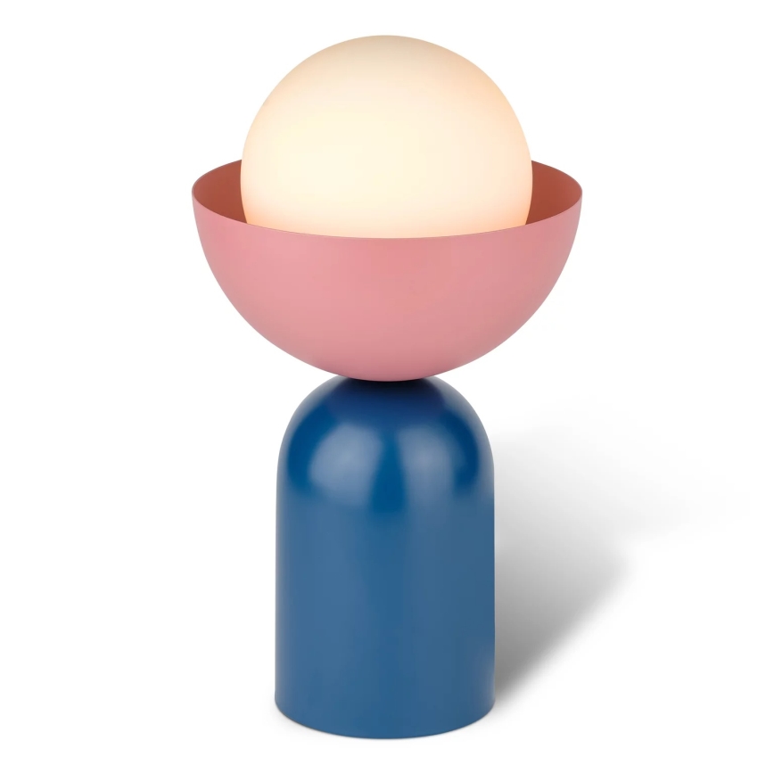 Osram - Namizna svetilka DECOR BOWL 1xE14/25W/230V modra/rožnata