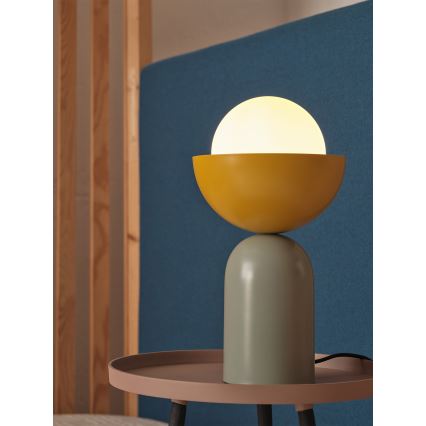 Osram - Namizna svetilka DECOR BOWL 1xE14/25W/230V zelena/rumena