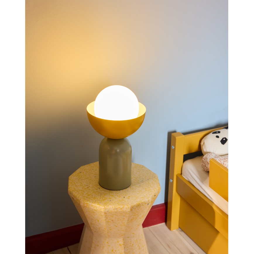 Osram - Namizna svetilka DECOR BOWL 1xE14/25W/230V zelena/rumena