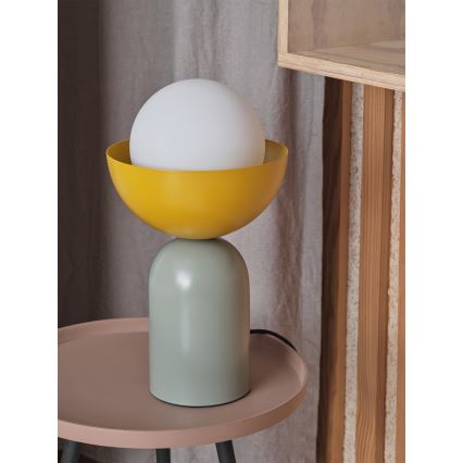 Osram - Namizna svetilka DECOR BOWL 1xE14/25W/230V zelena/rumena