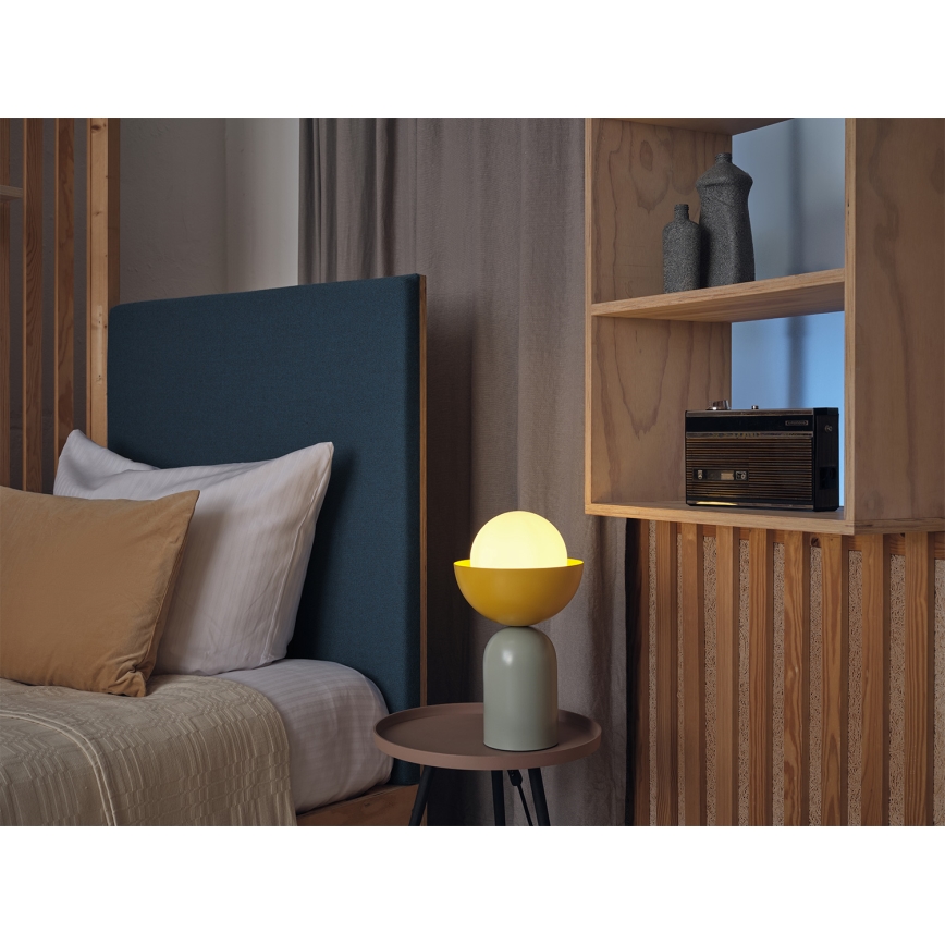 Osram - Namizna svetilka DECOR BOWL 1xE14/25W/230V zelena/rumena