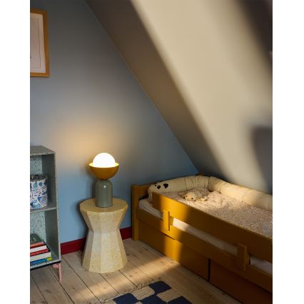 Osram - Namizna svetilka DECOR BOWL 1xE14/25W/230V zelena/rumena