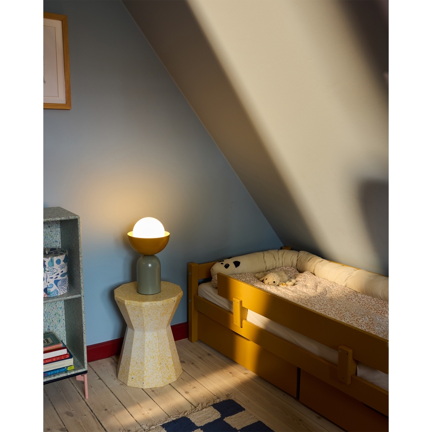 Osram - Namizna svetilka DECOR BOWL 1xE14/25W/230V zelena/rumena