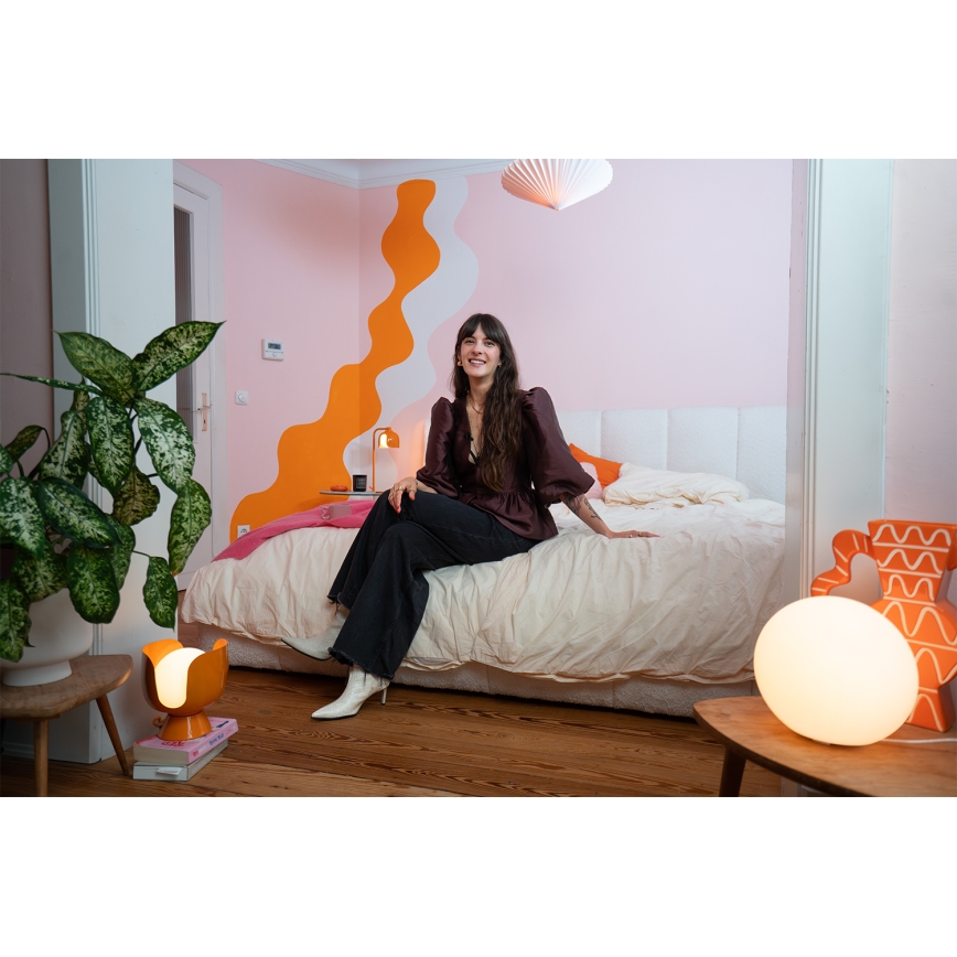 Osram - Namizna svetilka DECOR COROLLE 1xG9/20W/230V oranžna