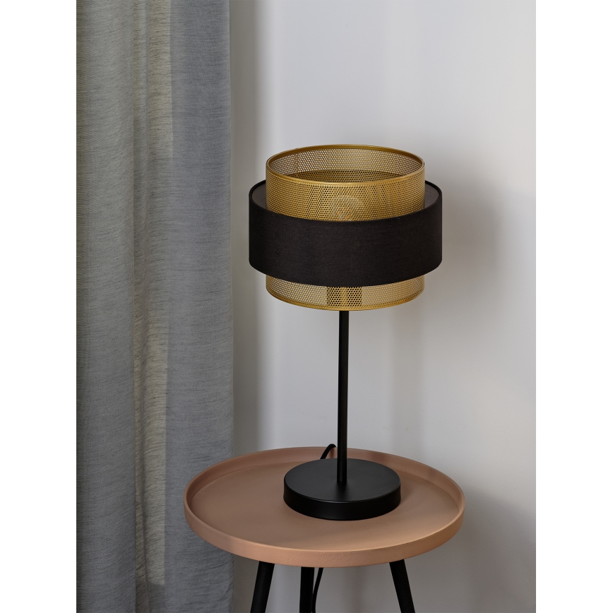 Osram - Namizna svetilka DECOR HORNET 1xE27/10W/230V črna/zlata