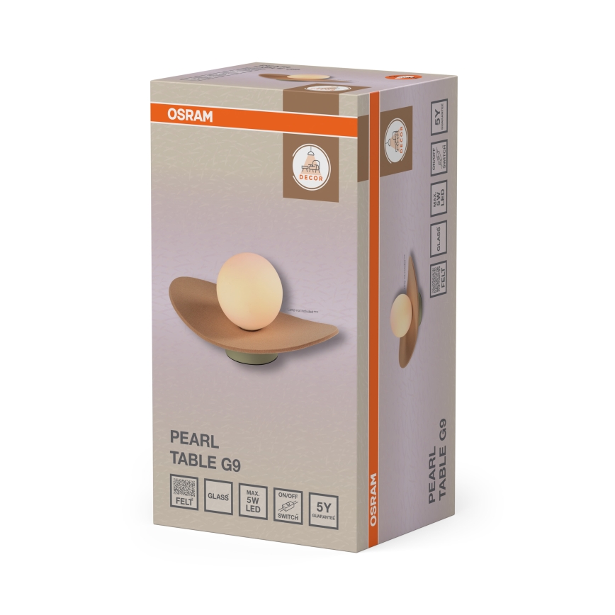 Osram - Namizna svetilka DECOR PEARL 1xG9/5W/230V bež
