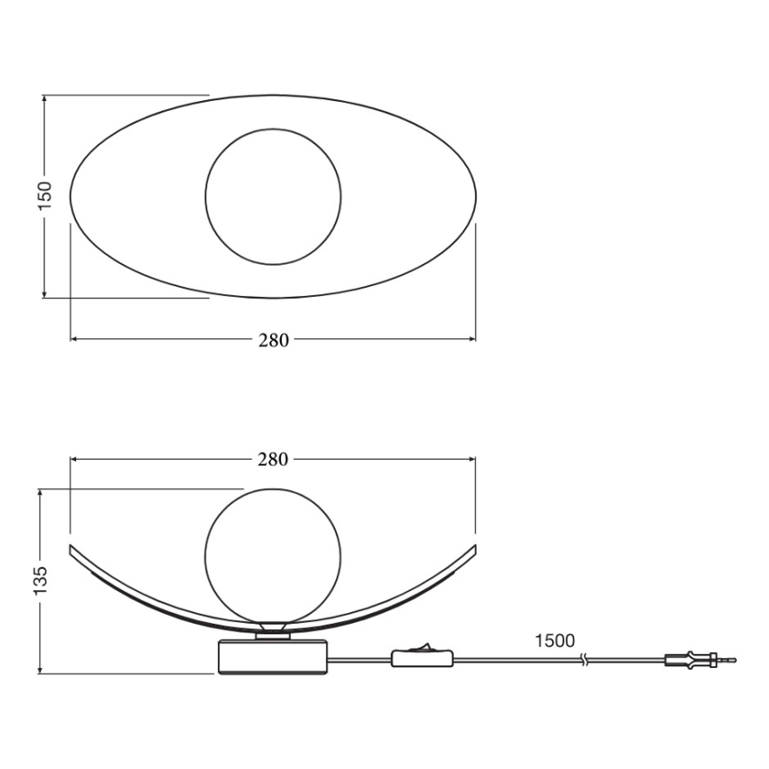 Osram - Namizna svetilka DECOR PEARL 1xG9/5W/230V bež