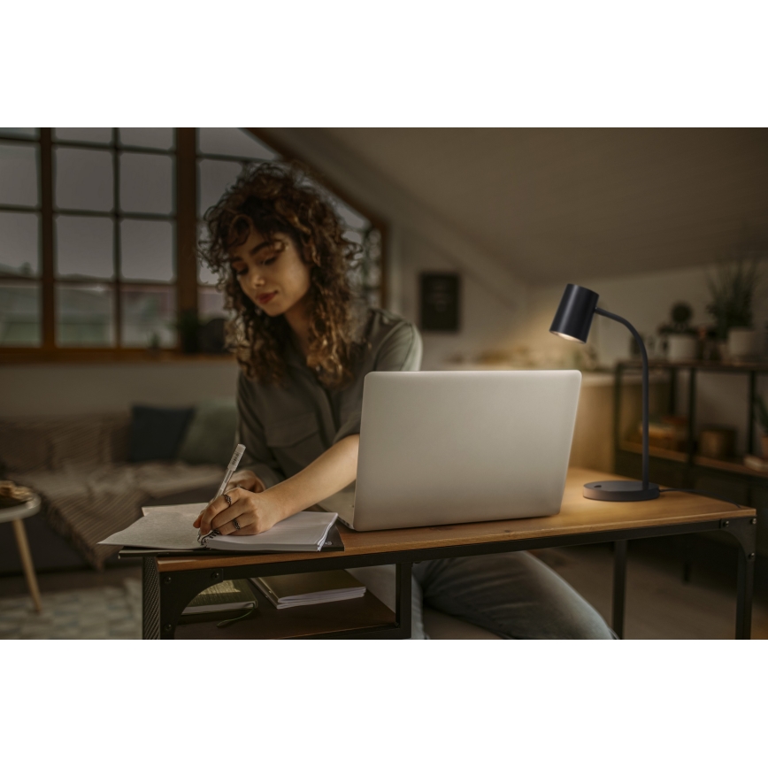 Osram - Namizna svetilka DESK LINE 1xGU10/9W/230V črna