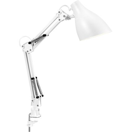 Osram - Namizna svetilka s sponko DESK LINE 1xE27/11W/230V bela