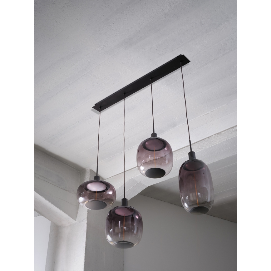 Osram - Napajalni kabel NEEDLE PENDANT 4xE27/25W/230V antracit