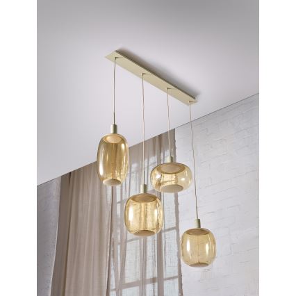 Osram - Napajalni kabel NEEDLE PENDANT 4xE27/25W/230V bež