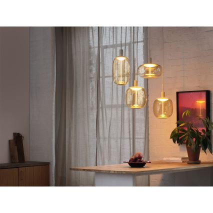 Osram - Napajalni kabel NEEDLE PENDANT 4xE27/25W/230V bež