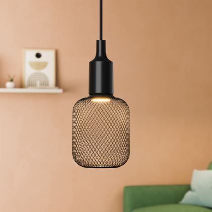 Osram - Napajalni kabel PENDULUM BELL 1xE27/15W/230V črna