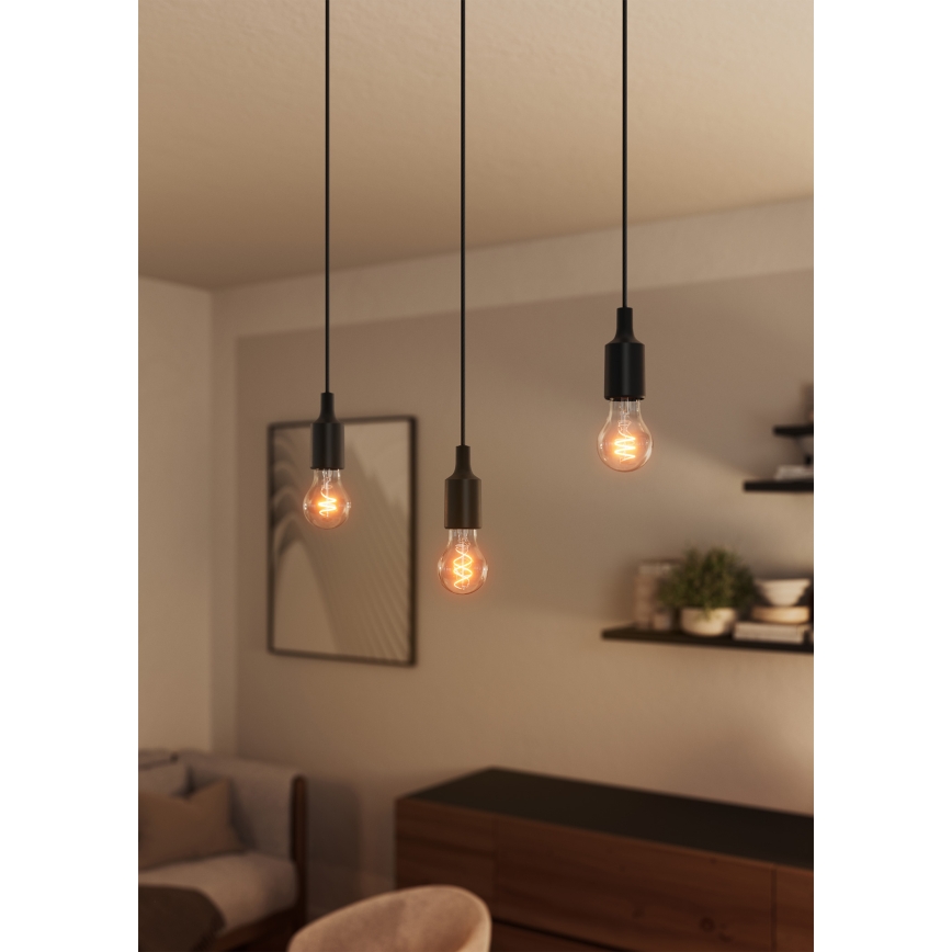 Osram - Napajalni kabel PENDULUM BELL 1xE27/15W/230V črna